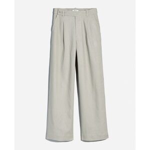 Madewell Tall Harlow Wide-Leg Pant in 100% Linen